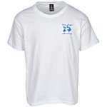 Anvil 4.5 oz. Ringspun Fashion-Fit T-Shirt - Youth - White