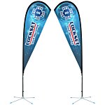 Indoor Sail Sign - 8' - Two-Sided