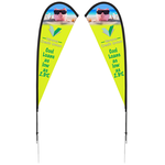 Outdoor Sail Sign - 8' - Two-Sided