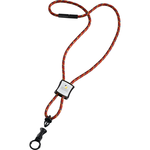 Nylon Power Cord Lanyard - Square - Multi