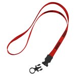 Woven Polypropylene Lanyard w/Buckle Release-1/2