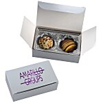 Truffles - 2 Pieces - Silver Box