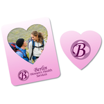 Bic Magnetic Photo Frame - Heart - 24 hr