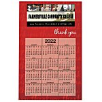 Bic 20 mil Calendar Magnet - Thank You - 24 hr