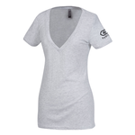 Next Level Tri-Blend Deep V-Neck T-Shirt - Ladies' - White