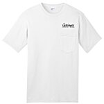 All-American Tee w/Pocket - White