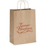 Brown Kraft Recycled Paper Bag  - 13-1/2