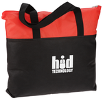 Airy Zip Tote - Black - 24 hr
