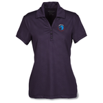 Maze Stretch Embossed Print Polo - Ladies'