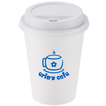 Paper Hot/ Cold Cup - 12 oz. w/Traveler Lid