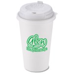 Paper Hot/ Cold Cup - 16 oz. w/Traveler Plus Lid