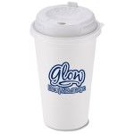 Paper Hot/ Cold Cup - 16 oz. w/Traveler Plus Lid - Low Qty