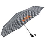 totes Auto Open/Close Umbrella - Houndstooth - 24 hr