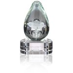 Polar Art Glass Award - Clear Base