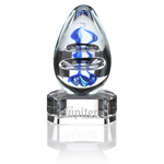 Atom Art Glass Award - Clear Base