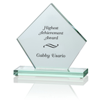 Diamond Jade Glass Award - 6