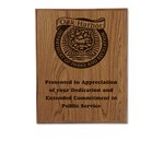 Simulated Oak Plaque - 15