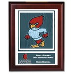 Cherry Finished Wood Plaque w/Digital Print - 10