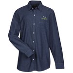 Open Collar Chambray Shirt - Men's