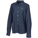 Open Collar Chambray Shirt - Ladies'