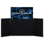 Briefcase Tabletop Display w/Rectangular Header - 18