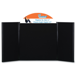 Briefcase Tabletop Display w/Curved Header - 24