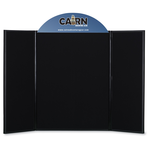 Briefcase Tabletop Display w/Curved Header - 32