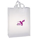 Soft-Loop Frosted Clear Shopper - 17