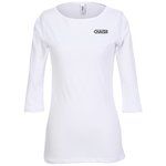 Bella 1/2 Sleeve Boatneck T-Shirt - White