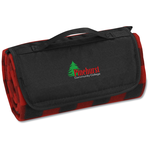 Roll-Up Blanket – Red/Black Plaid w/Black Flap