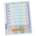 Removable Memo Board Sticker - Weekly - Watercolor