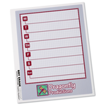 Removable Memo Board Sticker - Weekly - Executive