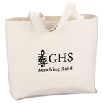 USA Made Bayside Jumbo Tote - Natural - Screen