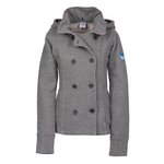 Independent Trading Co. Fleece Pea Coat - Ladies'