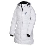 Balkan Insulated Quilted Long Length Jacket - Ladies'