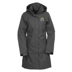 Savoie Hooded Twill Long Length Jacket - Ladies'