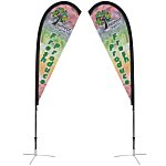 Indoor Sail Sign - 6' - Two-Sided
