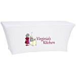 Open-Back UltraFit Table Cover - 6' - Front Panel - FC