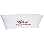 Open-Back UltraFit Table Cover - 8' - Front Panel - FC