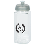Clear Impact Squared-Up Sport Bottle - 24 oz.