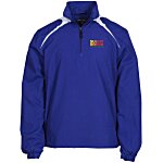 Shoulder Accent 1/2 Zip Sport Wind Shirt