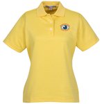 Shadow Stripe Interlock Polo - Ladies'