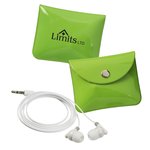 Ear Buds w/Snap Pouch