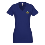 District Concert V-Neck Tee - Ladies' - Colors - Emb