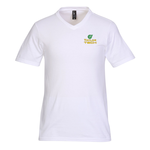 District Concert V-Neck Tee - Men's - White - Emb