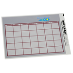 Removable Monthly Calendar Decal - Executive
