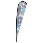 Sail Sign - 14' - One-Sided - Replacement Graphic