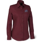 Soft Collar Poplin Shirt - Ladies' - 24 HR