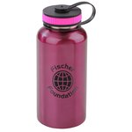 h2go Wide Stainless Sport Bottle - 40 oz.- Closeout