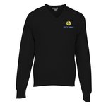 Ultra-Soft Cotton V-Neck Sweater - Men's - 24 hr